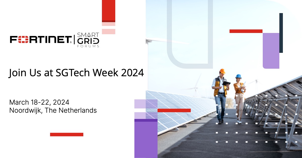 Join #Fortinet at SGTech Week 2024 in Noordwijk and learn how to fortify your power grid and achieve #NIS2 compliance.

📍 March 18-22, 2024 | Booth #5
💻 ftnt.net/6018kZ1pi