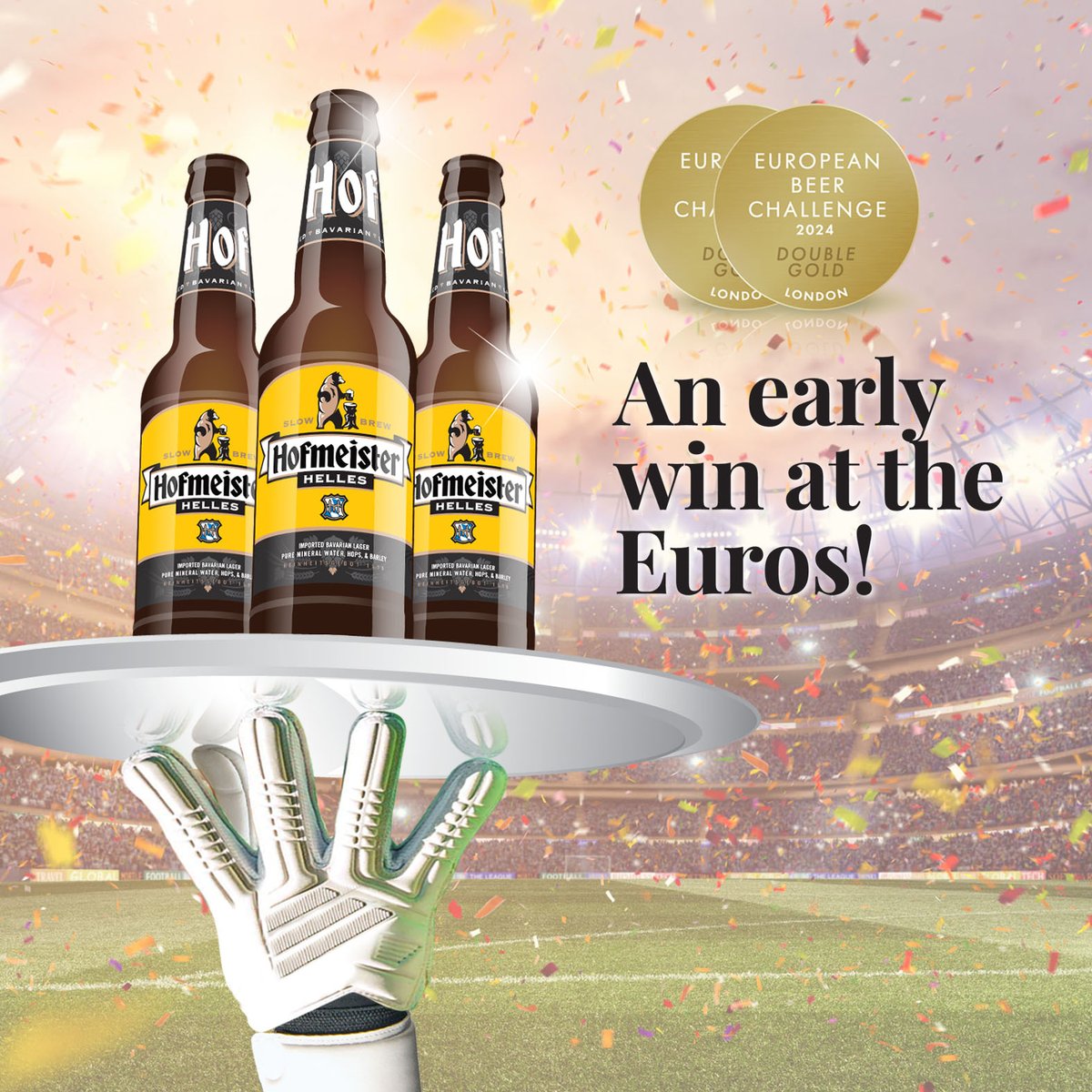 Hot off the press... Hof brings it home at the Euros 🏅 Yet another top win for our world-beating Helles in the European Beer Challenge as we take a double gold in this year's competition - our sixth gold for the past six years. #FollowTheBear #Winning #EuropeanBeerChallenge