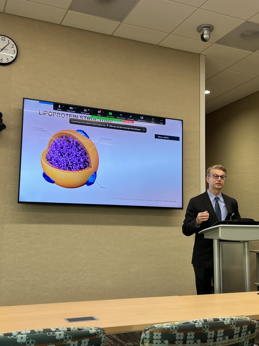 Find a more passionate scholar in the field of lipidology than our division chair of comprehensive and preventative cardiology, Dr. Regis Fernandes! Thank you for an illuminating grand rounds on the expanding utility of non-statin therapies. @MayoClinicCV #cardiotwtitter