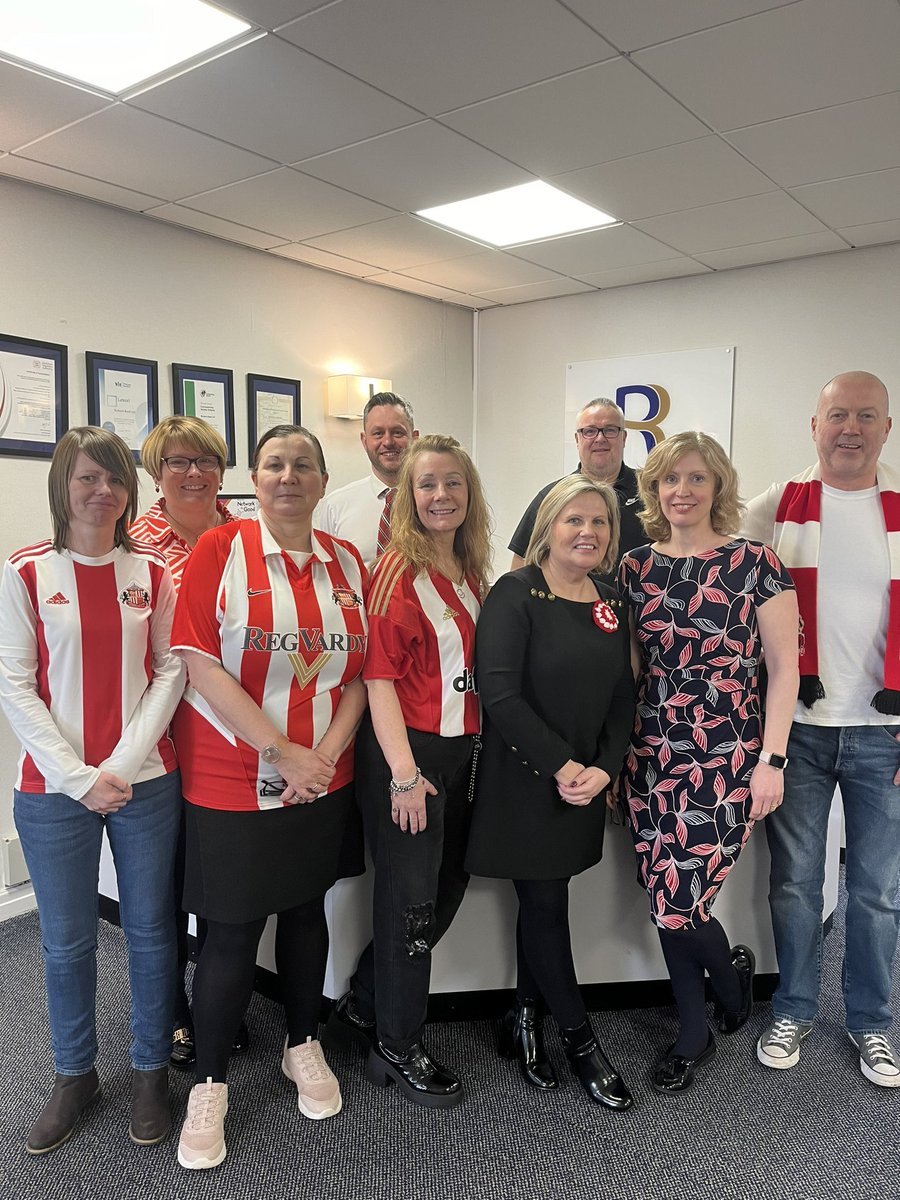 We are supporting Red and White in support of the @SAFCFoL #Sunderland #HeartOnYourSleeve.