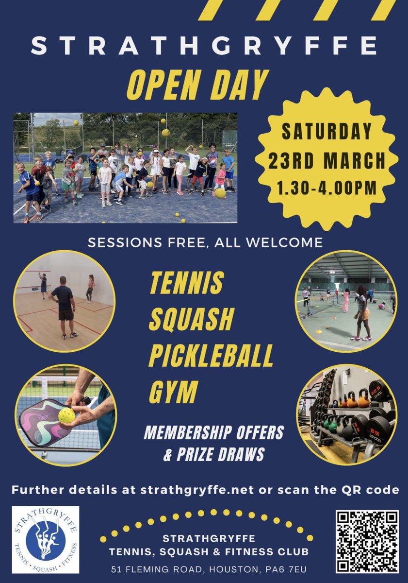 Strathgryffe Tennis, Squash & Fitness tweet media