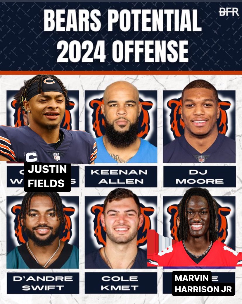 Jobe_24's tweet photo. @bfr_pod @scar179nyc fixed it for you @bfr_pod #keepjustinfields @justnfields https://t.co/yRrEk3yRvm