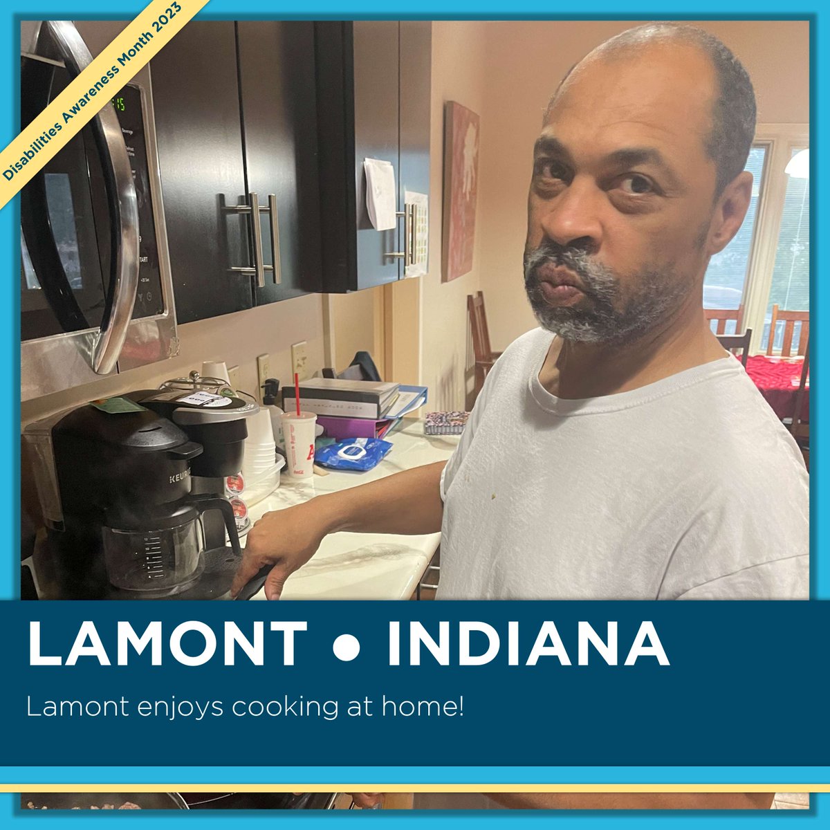 Benchmark_HS's tweet image. March is National Disabilities Awareness Month! Throughout March, the individuals we serve will share their interests and hobbies with all of you as we celebrate #NDAM! #NDAM2024 #NationalDisabilitiesAwarenessMonth2024