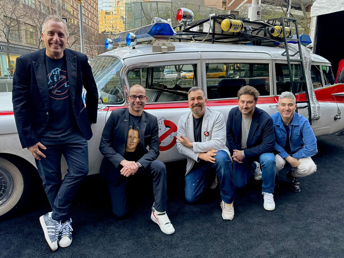 What a crew.  What a birthday.  Being around the actual Ecto-1 is intoxicating.