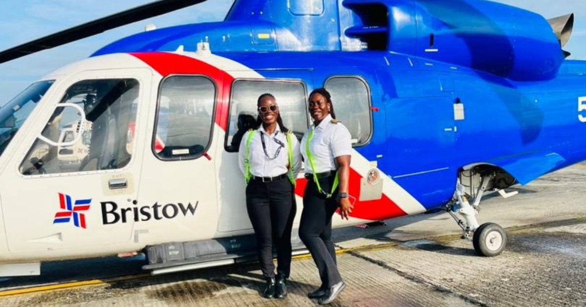 As we continue to celebrate #WomensHistoryMonth, read about these sisters and how they're breaking gender barriers in aviation: ow.ly/RZnr50QUilw #ProudToBeBristow #YesSheCan #Aviation #Helicopters