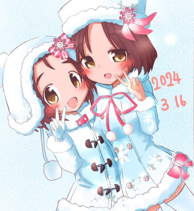 #柳瀬美由紀生誕祭2024美由紀ちゃん誕生日おめでとうそんな訳でゆきます衣装の2人を描きましたこれからも推すで( ◜ᴗ◝) 
