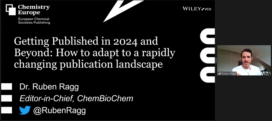 BioNEXT (@bionext2024) on Twitter photo We are delighted to attend to this Training Session by <a href="/RubenRagg/">Ruben Ragg</a>, Editor-in-Chief <a href="/ChemBioChem/">ChemBioChem</a>: “Getting published in 2024 and beyond: How to adapt to a rapidly changing publication landscape.” We are delighted to attend to this Training Session by <a href="/RubenRagg/">Ruben Ragg</a>, Editor-in-Chief <a href="/ChemBioChem/">ChemBioChem</a>: “Getting published in 2024 and beyond: How to adapt to a rapidly changing publication landscape.”