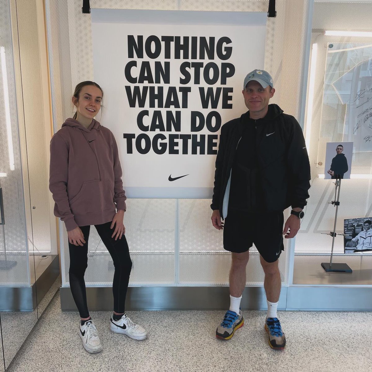 I’m so proud to be in this young girls life @eleana_runs as she embarks on the next chapter of her sporting life as an athlete. I always said I wanted The Alpine run to be a spring board to a better life for the young people involved. #nike #niketrail #athlete