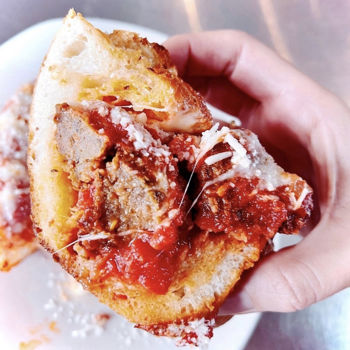mthpizza's tweet image. 📣 It's tiiiiime!!

Slices &amp;amp; meatball subs start today!

SLICES, COMBOS, &amp;amp; MEATBALL SUBS Fri - Sun 12PM-4PM 
Bring friends to try all the combos, or grab slices customized w/extra toppings.

#meatballsub #lunchspecial #localpizza #smyrnaga #atlanta #pizzaandwings