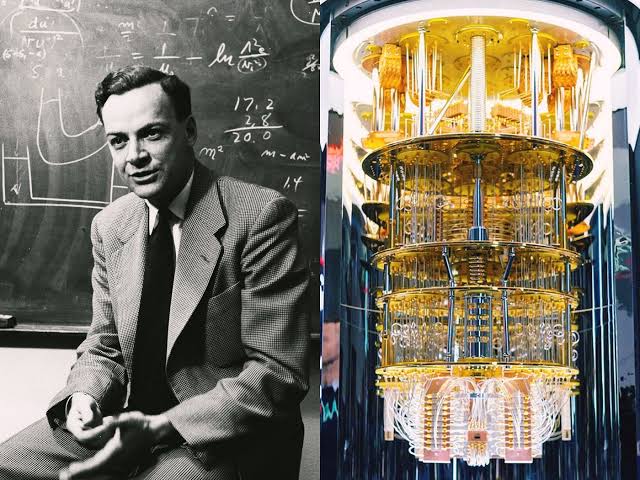 𝗥𝗶𝗰𝗵𝗮𝗿𝗱 𝗙𝗲𝘆𝗻𝗺𝗮𝗻’𝘀 𝗩𝗶𝘀𝗶𝗼𝗻 𝗼𝗳 𝗤𝘂𝗮𝗻𝘁𝘂𝗺 𝗖𝗼𝗺𝗽𝘂𝘁𝗲𝗿𝘀: In 1981, physicist Richard Feynman delivered a seminal lecture at the First Conference on the Physics of Computation, proposing that a computer operating on quantum principles could efficiently