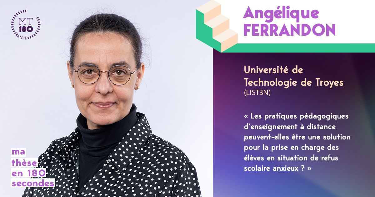 universitereims's tweet photo. 12ème candidate : Angélique FERRANDON du laboratoire #LIST3N de l'@UTTroyes https://t.co/JuurgwU6DM