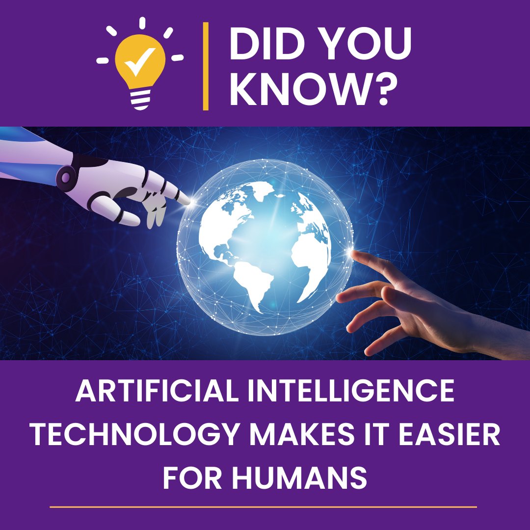 Empowering #human potential effortlessly! 💻 #ArtificialIntelligence technology simplifies tasks, making life smoother and more efficient. Join the #AIrevolution – where technology and humanity seamlessly converge for a brighter, more efficient #future.