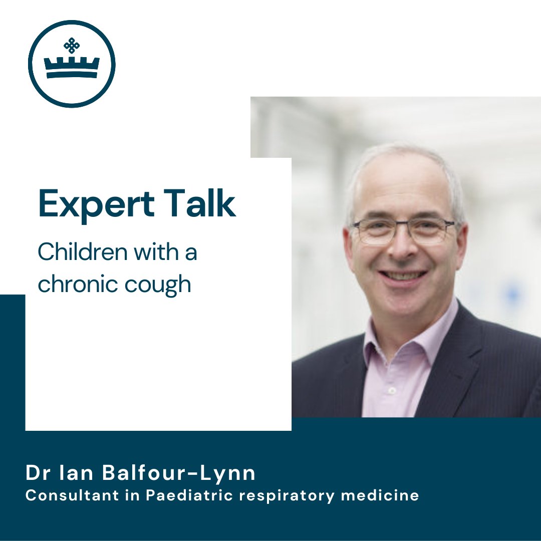 Do not miss Dr Ian Balfour-Lynn expert talk focusing on how to diagnose chronic cough in children and decide who needs investigations within primary care. Dr Balfour-Lynn is a consultant in paediatric respiratory medicine at @rbandh. Listen to it here - bit.ly/49OpkAD