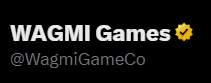 NiFeWARS's tweet photo. WAGMI Games is now a Verified Organization on X! ⭐

✅ This means that the main account now bears the GOLD checkmark...

✅ ...and all affiliated accounts (team members, affiliates, ambassadors etc.) will have the W badge next to their name!

This 🆆 badge always links back to the main WAGMI Games X profile! 

#WAGMIGAMES