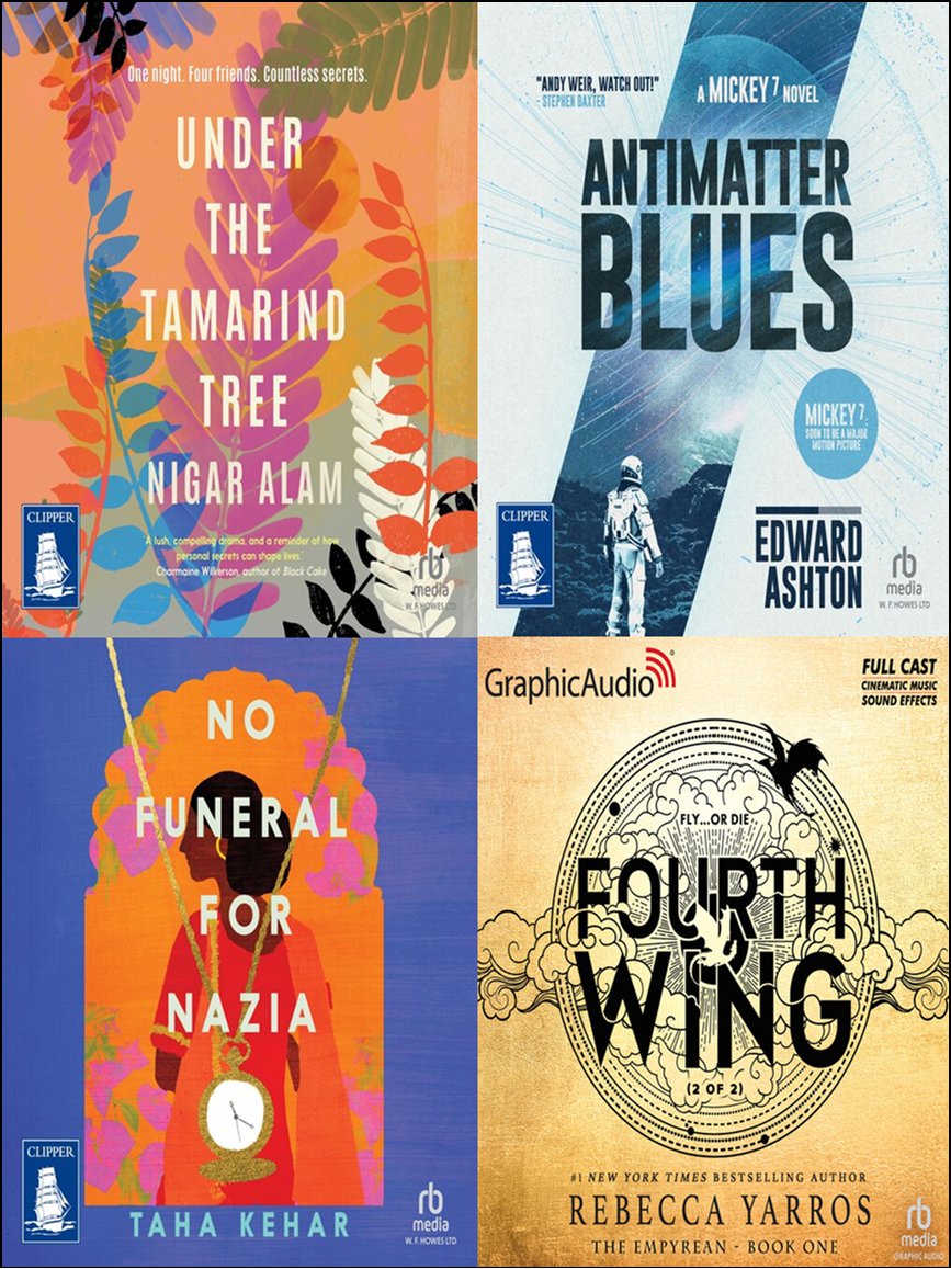 Kirklees Libraries (@kirkleeslibrary) on Twitter photo Browse our 'Just added' collection of #eAudiobooks featuring <a href="/NigarAlamWrites/">Nigar Alam</a> <a href="/edashtonwriting/">Edward Ashton</a> <a href="/TahaKehar/">Taha Kehar</a> <a href="/RebeccaYarros/">Rebecca Yarros</a> Download and listen with a Kirklees Library card and <a href="/LibbyApp/">Libby, by OverDrive</a> from kirklees.overdrive.com/collection/368… #ReadKirklees #LibraryAdventures Browse our 'Just added' collection of #eAudiobooks featuring <a href="/NigarAlamWrites/">Nigar Alam</a> <a href="/edashtonwriting/">Edward Ashton</a> <a href="/TahaKehar/">Taha Kehar</a> <a href="/RebeccaYarros/">Rebecca Yarros</a> Download and listen with a Kirklees Library card and <a href="/LibbyApp/">Libby, by OverDrive</a> from kirklees.overdrive.com/collection/368… #ReadKirklees #LibraryAdventures
