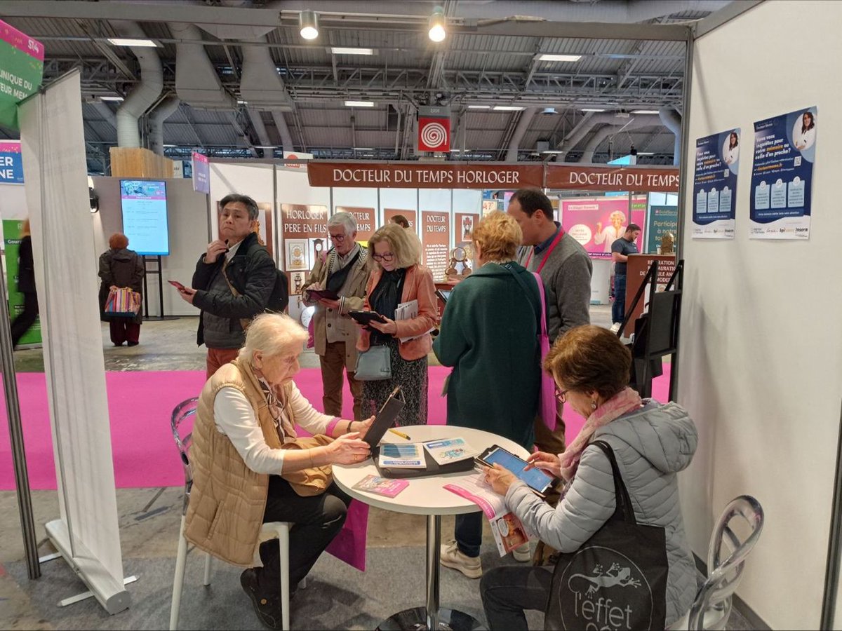 Dr Memo (@docteurmemo) on Twitter photo Nous sommes au <a href="/Salon_seniors/">Le Salon des Seniors</a> en ce moment même, Porte de Versailles.
Si vous voulez parler de vos inquiétudes sur la mémoire ou simplement connaitre les visages de la clinique du Dr Memo, venez nous rendre visite, ce soir ou demain :
👉Stand 14 - Espace Santé - Hall 2.2👈 Nous sommes au <a href="/Salon_seniors/">Le Salon des Seniors</a> en ce moment même, Porte de Versailles.
Si vous voulez parler de vos inquiétudes sur la mémoire ou simplement connaitre les visages de la clinique du Dr Memo, venez nous rendre visite, ce soir ou demain :
👉Stand 14 - Espace Santé - Hall 2.2👈