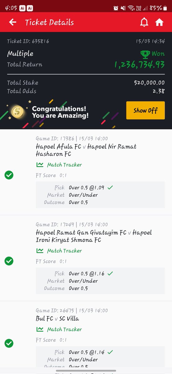 1.2 Million naira Boom 💥 ✅️✅️💥😜💥🤑🤑💥♻️💥♻️⚽️⚽️💥💥🔥🔥🙏🤑🤑🤑✅️✅️✅️👉💥💯💯💥🙌💥✅️✅️📌📌❤️💥🙏💥✅️♻️💥⚽️✅️❤️🎵✅️✅️💥🤑✅️✅️✅️