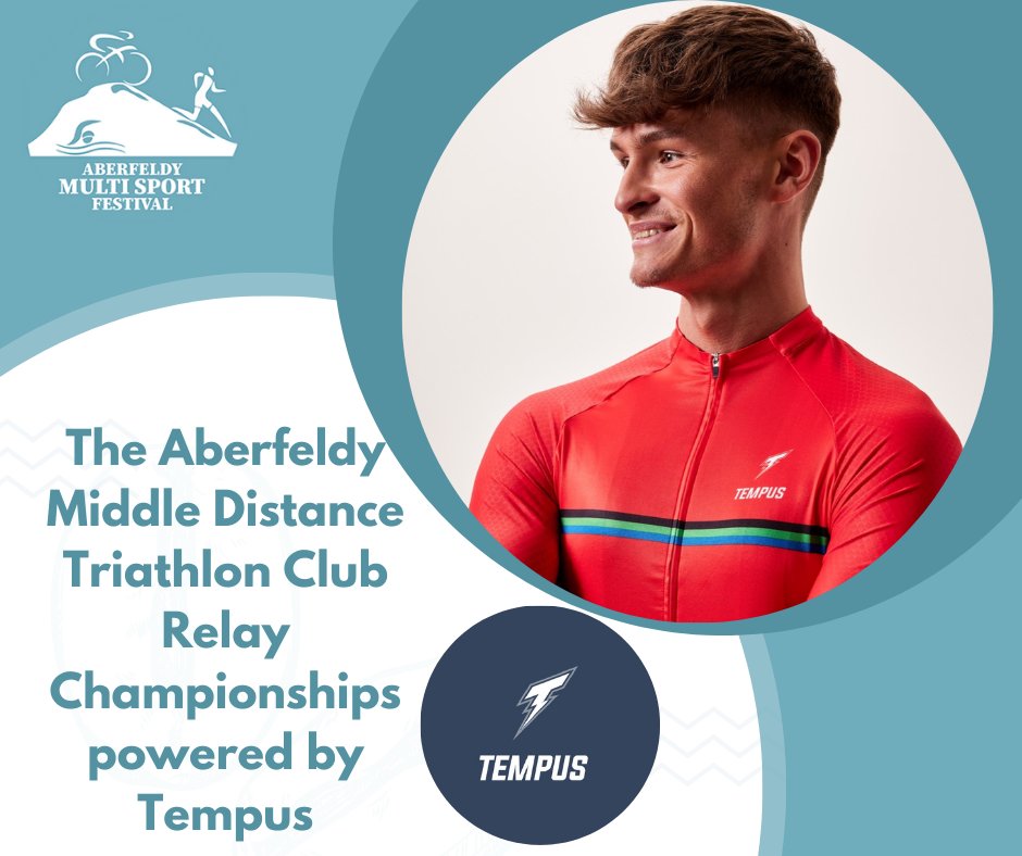 We're absolutely delighted to welcome Tempus back on board as our sponsor for the Club Relay Championships of the Aberfeldy Middle Distance Triathlon. 

Check out our their cool cycling gear on the link: 
tempusapparel.com

#Cycling #CyclingKit