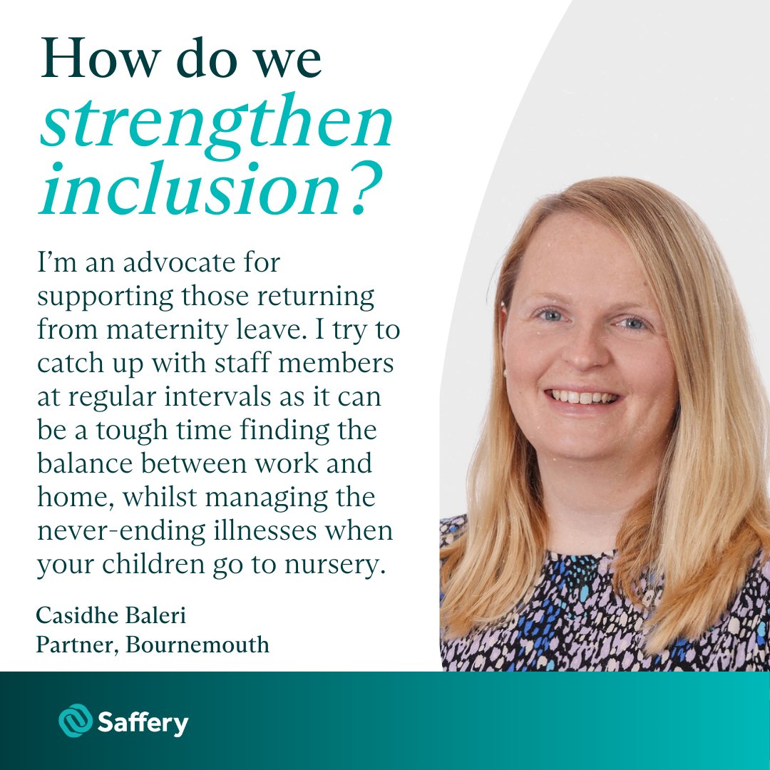 Throughout March we are celebrating Women's History Month. We spoke to leadership figures across the firm and asked - how we can continue to strengthen inclusion at Saffery? #InspireInclusion #IWD24 #ResponsibleBusiness #InternationalWomensDay