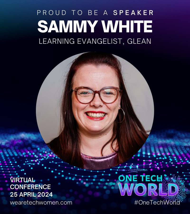 Delighted to share I will be speaking @WeAreTechWomen's #OneTechWorld Grab a free virtual ticket for the 25th April here #AmplifyFE wearetechwomen.com/one-tech-world…