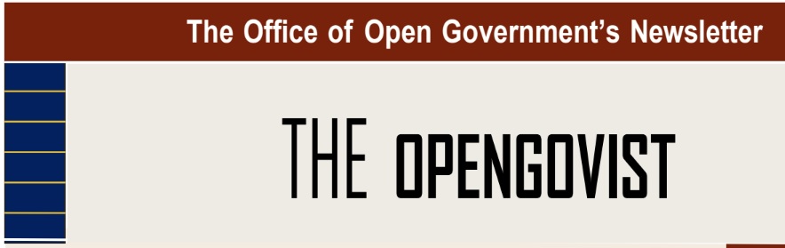Happy Sunshine Week! The latest issue of 'The OpenGovist' - our newsletter on OOG's news, advice and information - is out now. We hope you enjoy... open-dc.gov/news/opengovis…. @dcbega #FOIA #opengov #openmeetings #sunshinelaw #sunshineweek