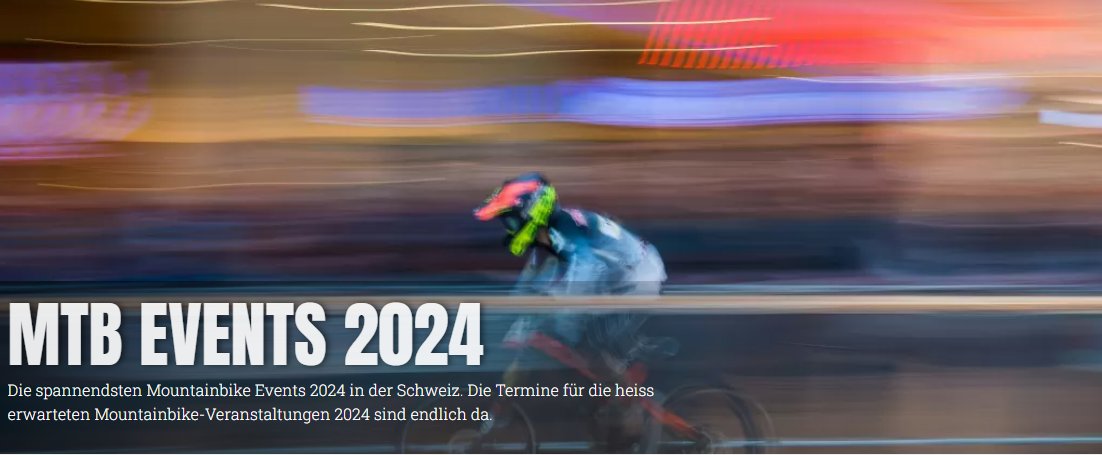Die spannendsten #Mountainbike #Events 2024 in der Schweiz. Die Termine für die heiss erwarteten Mountainbike-Veranstaltungen 2024 sind endlich da: mountainbiker.ch/events/2024