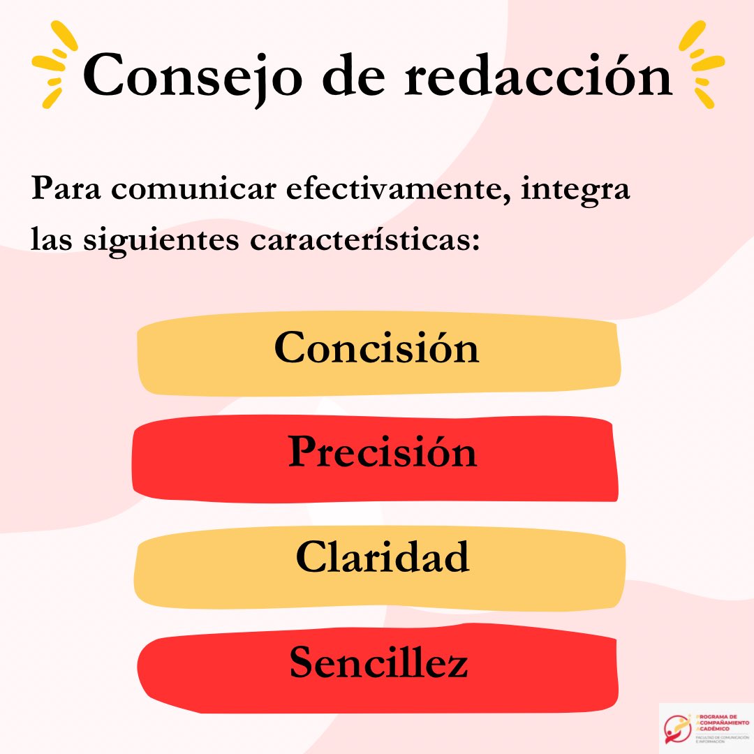 🔴Programa Acompanamiento Académico🟡 (@paafaci) on Twitter photo ¿Conoces las cuatro características de comunicación efectiva, según Stovall? 👀🗣️
#PAA #FACI #UPRRP #IUPI <a href="/faciuprrp/">Facultad de Comunicación e Información</a> ¿Conoces las cuatro características de comunicación efectiva, según Stovall? 👀🗣️
#PAA #FACI #UPRRP #IUPI <a href="/faciuprrp/">Facultad de Comunicación e Información</a>