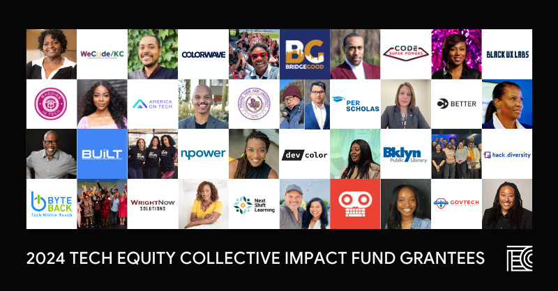 /dev/color is excited to join the 2024 @Google Tech Equity Collective to accelerate our mission to change tech for good. Learn more about our work and the other 2024 grantees who are all building a more inclusive tech ecosystem → goo.gle/tecimpactfund24 #TechEquityCollective