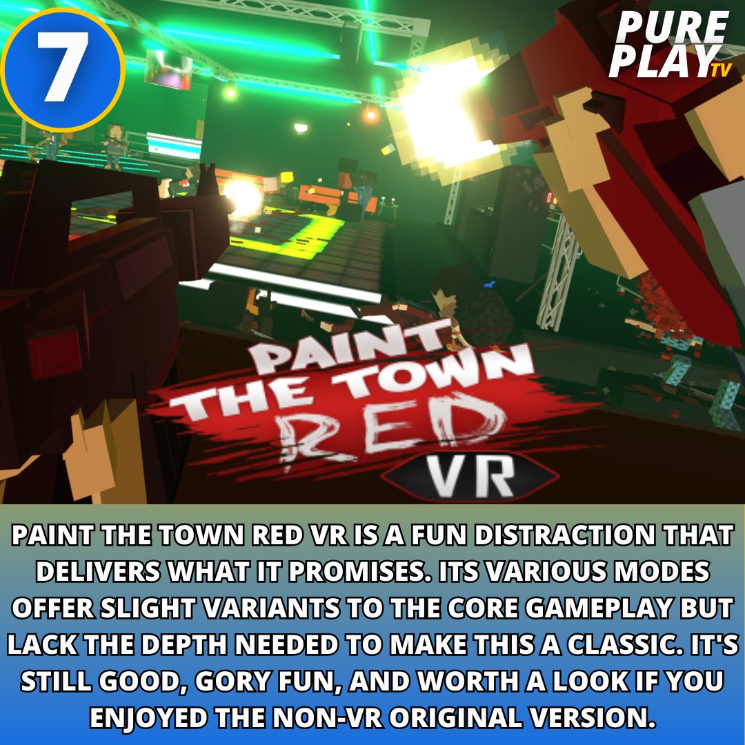 Paint the Town Red VR is good fun on PSVR 2, but the lack of haptics is a disappointment. Here's our review: pureplaytv.com/review-paint-t…