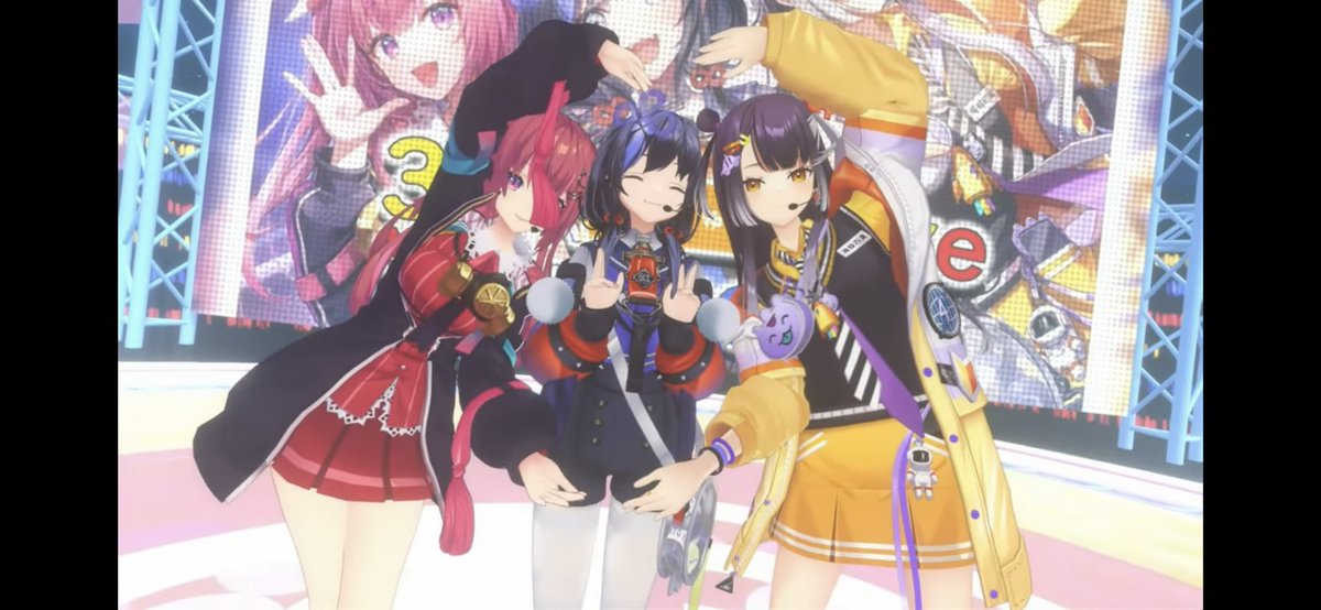 oth_rtnmasr's tweet photo. らなきゅら2周年だうおおおおお！！！

3Dライブより個人的にすきな3人の写真 https://t.co/ZzeYMdSNh4