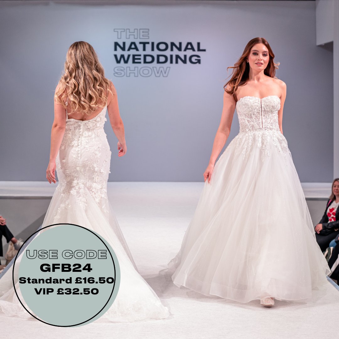 Calling all engaged couples! It's not too late to join The National Wedding Show at ExCeL London on the 23rd-24th March to try, buy and book everything you need for your dream wedding 💍 Use code GFB24 for discounted tickets. Book using the link below 👇 weddingshow.seetickets.com/Content/ticket…