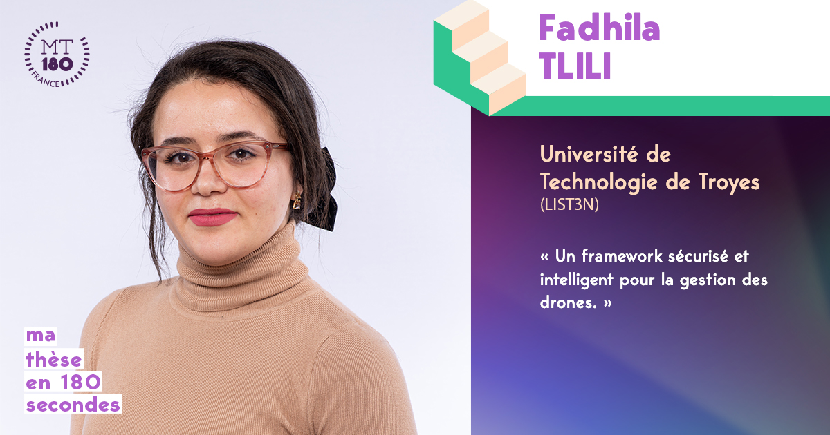 universitereims's tweet photo. 14ème candidate : Fadhila TLILI du laboratoire #LIST3N de l'@UTTroyes https://t.co/GmCW3vLJaP