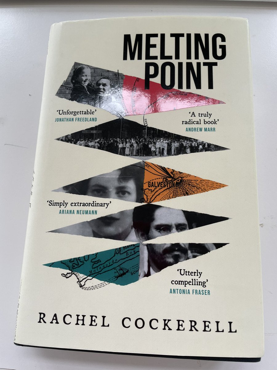 Look what just arrived. This is fascinating. And beautifully told thru diaries memoirs speeches newspapers. The story of project to create a Jewish homeland in Galveston Texas & the part the author’s played in its rise and fall. So fascinating and enjoyable @rachelcockerell