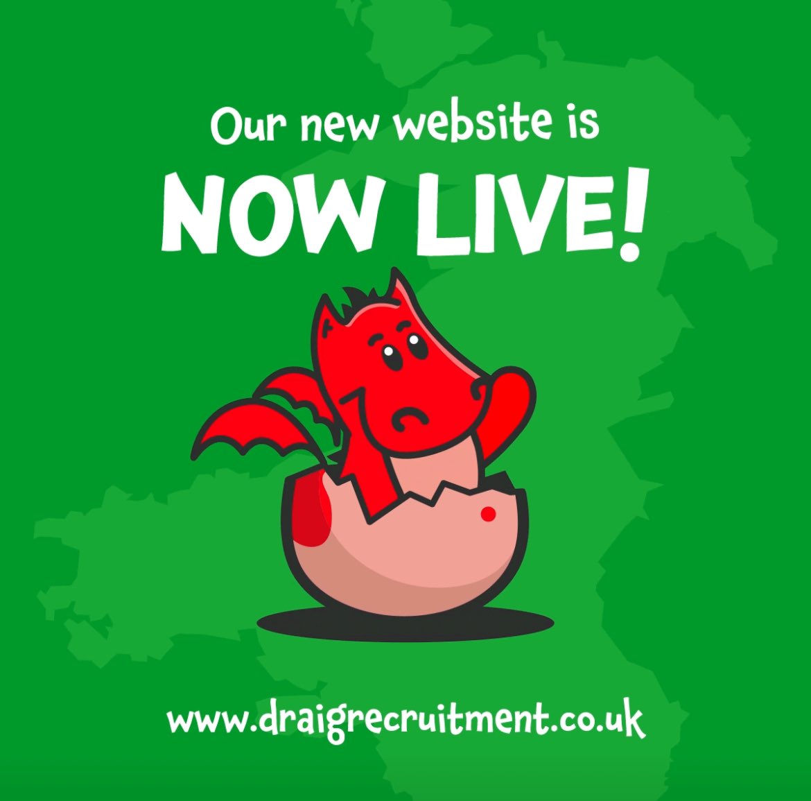 I am really proud to announce the launch of our new website, please feel free to have a look 👀 🐲      draigrecruitment.co.uk 
#NorthWalesSocial #recruitingnow