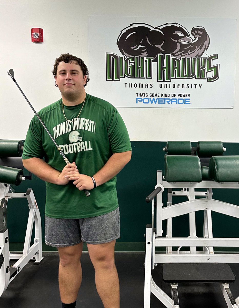 <a href="/NightHawksMFB/">TU Football</a> IRON HAWK of the week:

Zach Thomas
Class: Junior
Position: Center
Hometown: Sneads, FL
#BLACKFLAG 🏴🟢