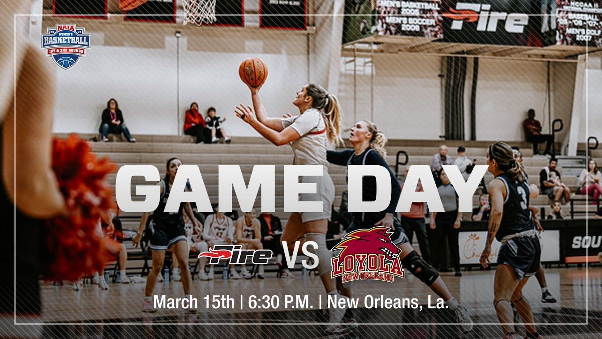 SEUFireWBB's tweet photo. 1st Round in NOLA today! 

🆚Loyola University
📍New Orleans, La.
⌚️6:30 P.M. EST
🔗https://t.co/ZECpLq7chQ 

#FuelTheFire🔥 https://t.co/6AxSHXJ1aS