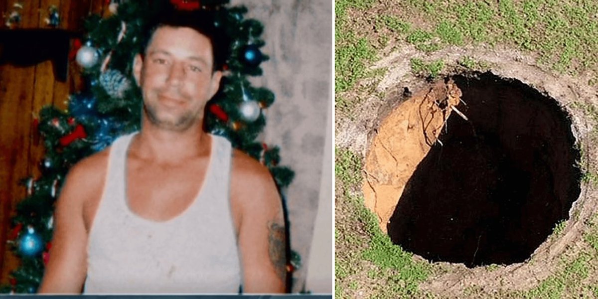 In 2013, a Florida man, Jeff Bush, was sleeping in his bedroom when a large sinkhole opened up directly underneath his bed, swallowing him and his entire bedroom. His brother heard him scream, but was unable to see or reach him in time. Bush’s body was never recovered.
