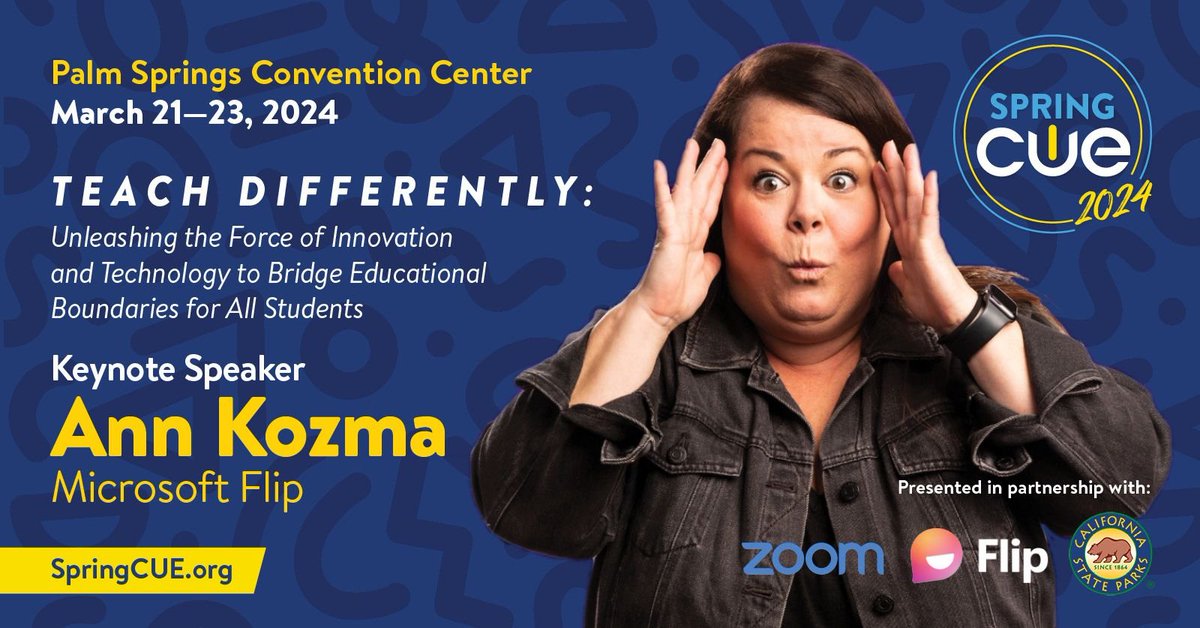 Packing for the west coast for #SpringCUE! 🌴SUPER Excited to see @annkozma723 @portsprogram @CAStateParks Keynote next week in back in @PalmSpringsCA 👀Who am I going to see there @cueinc ?? Tagging sessions now!! Tell me your MUST see!! Hope to connect and see #edtech…