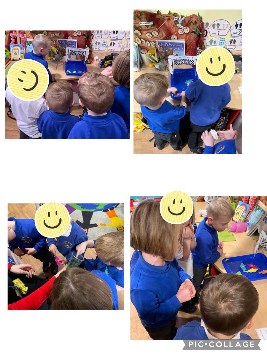 During #ScienceWeek the Rabbits have been planting bean seeds. They are excited and eager to see if they grow as tall as Jacks beanstalk! They have created a dinosaur garden, a beanstalk, danced like a growing plant and investigated the magic fish activity #jtmat #STEM #eyfs