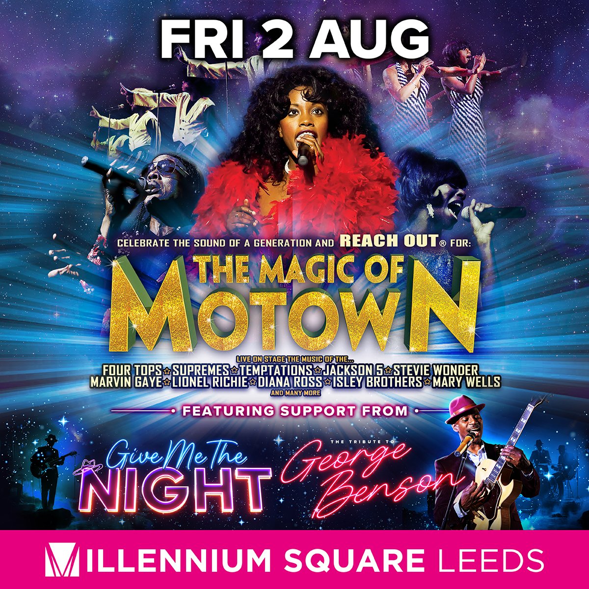 We're taking you down memory lane this summer with two unmissable tribute headline shows 👇 🌟Legend - The Music Of Bob Marley Thursday 1 August 2024 bit.ly/SS24Legend 🌟 @MagicOfMotown with support 'Give Me The Night' Friday 2 August 2024 bit.ly/SS24Motown