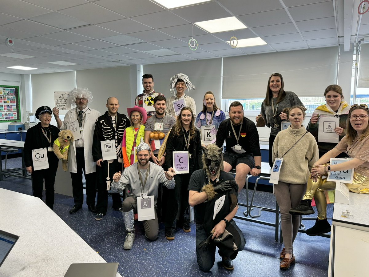 Science Week element dress up today from the team! <a href="/RalphAllenBath1/">Ralph Allen School</a>