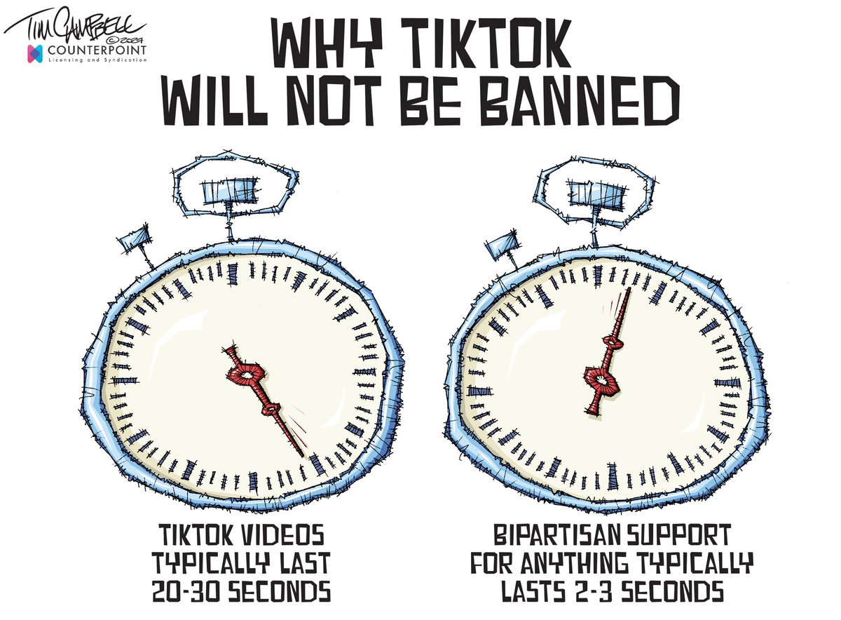 Time Will Tell
#tiktokban #tiktok #HouseRepublicans #bipartisan #ByteDance #China @EandPCartoons @IndianaJournos @indystar @newcounterpoint