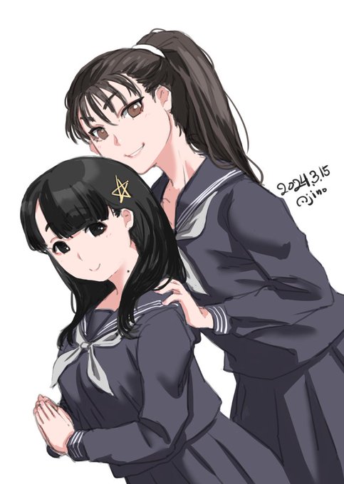 「2girls star hair ornament」 illustration images(Latest)