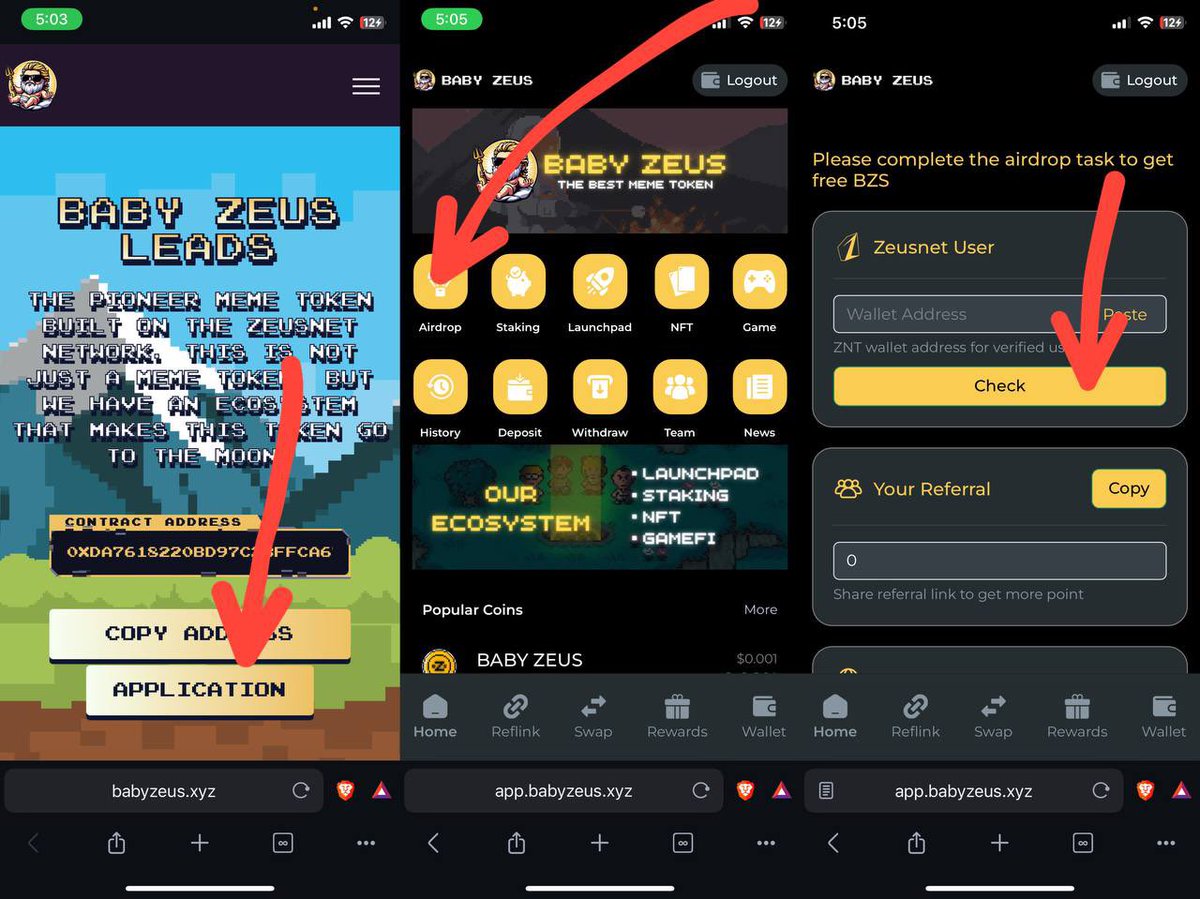 #ZeusNet⚡️Unleashes the #BABYZEUS ($BZS) #BZS ⛔️Don’t miss the First Meme token on Zeusnet Blockchain🤑 JOIN BabyZeus Airdrop👇 app.babyzeus.xyz/?reff=TN8CQHSH… 🔖Connect with Verified Zeusnet Email account 🔖Click AirDrop and Submit your Zeusnet Address ⛔️Don't miss opportunity🥇