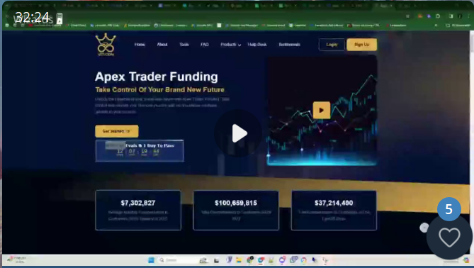 WizardsOfPips's tweet photo. Made a video today on how to get setup on @ApexTradeFund 

Hope this helps a bunch of our members out - If you want to learn how easy it is to get an account and get trading this is the way. 

Join our TG - https://t.co/kJ7Tg3RyPi

Also watch me trade live 5 days a week

#Futures https://t.co/Y8TiiICT9I