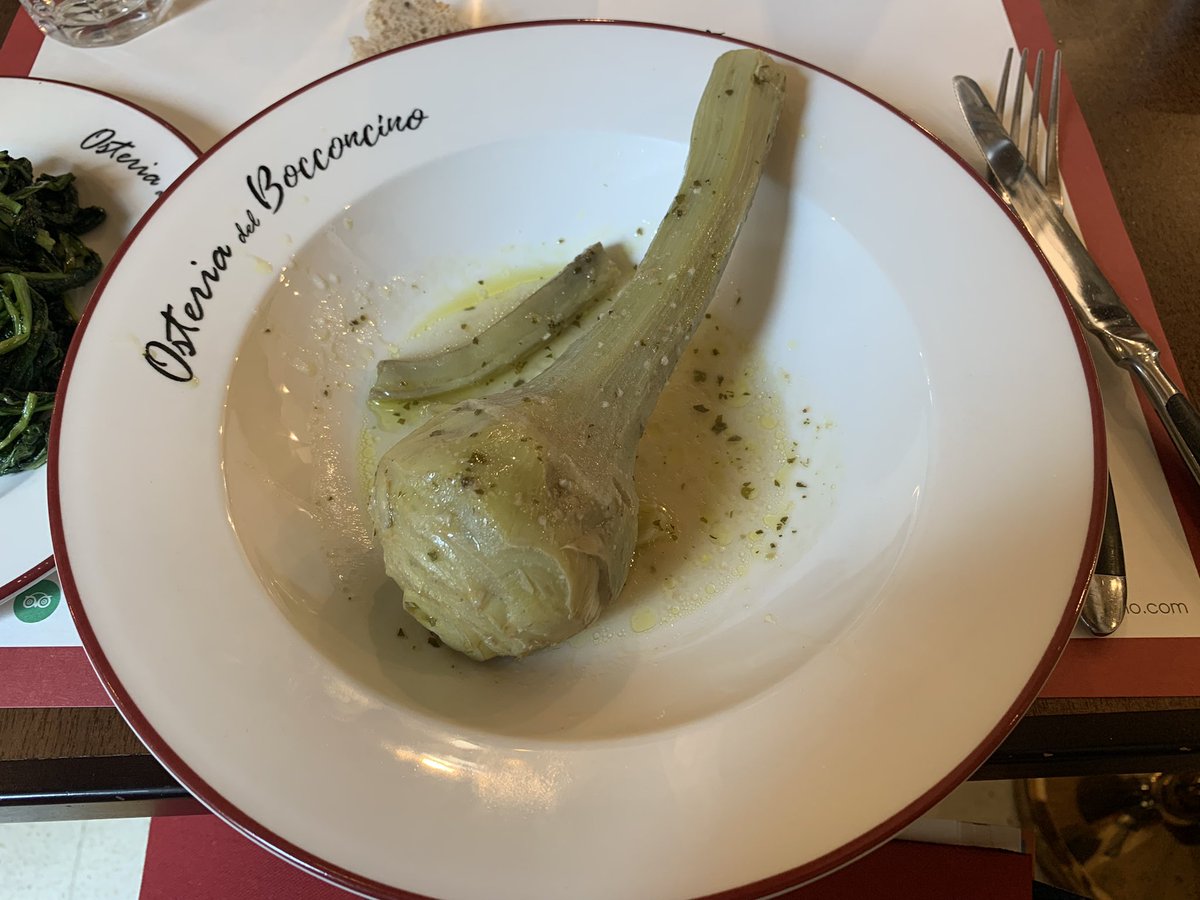 Felicia_1310's tweet image. #whatelse… carciofo alla romana 🤗