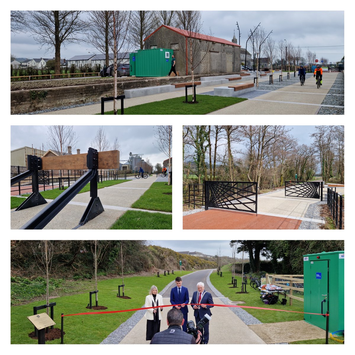 Last week we attended the opening of Phase 1 of the Midleton to Youghal Greenway. 8km of foot and cycle path, 2 new trailhead hubs and the wonderful East Cork countryside.😀 #active #greenway #landscapedesign