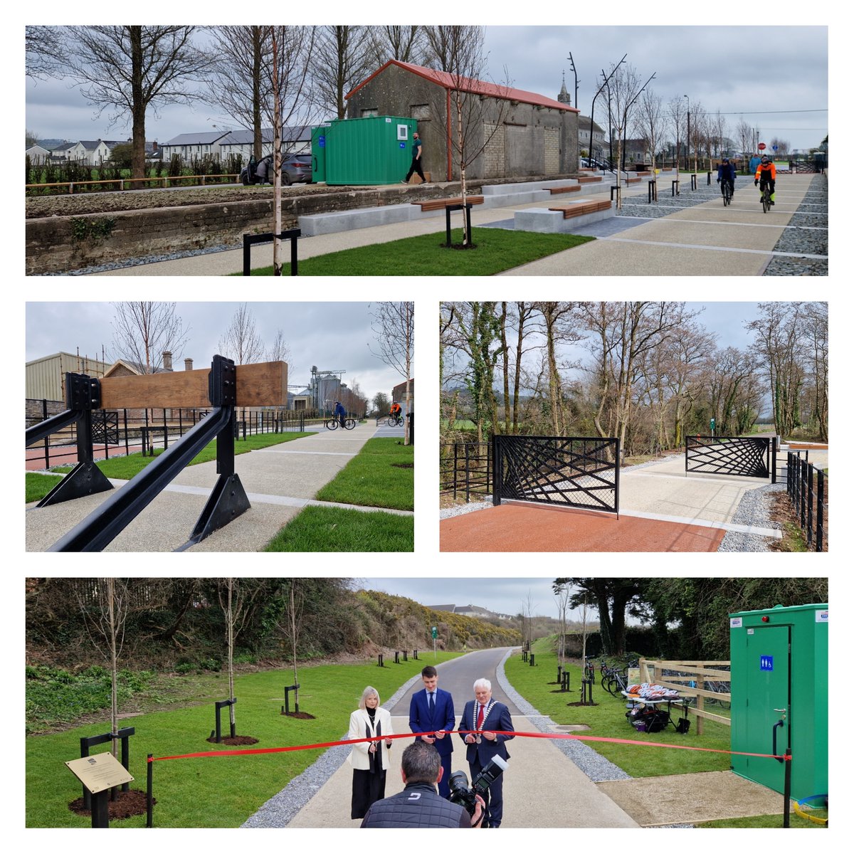Last week we attended the opening of Phase 1 of the Midleton to Youghal Greenway. 
8km of foot and cycle path, 2 new trailhead hubs and the wonderful East Cork countryside.😀
#active #greenway #landscapedesign