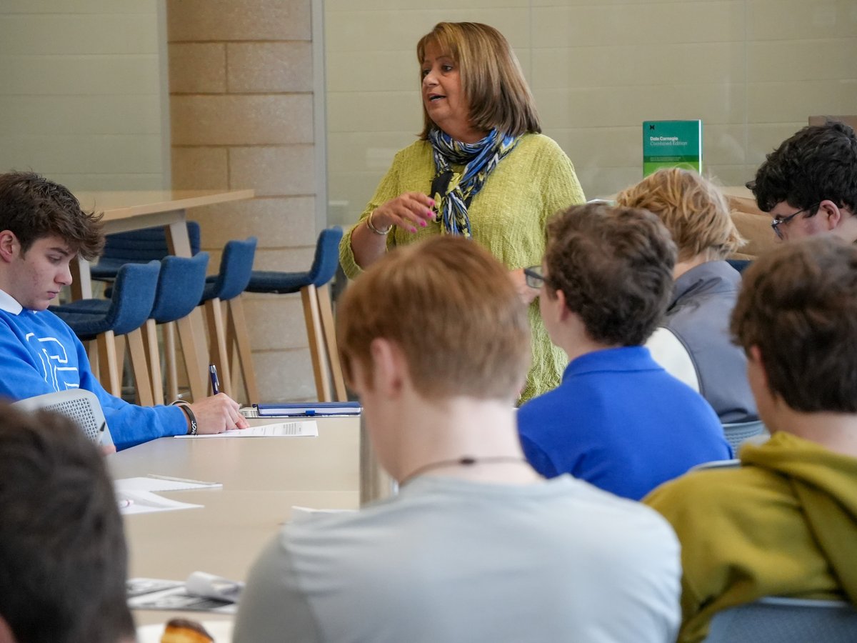 Today’s Drive Development Day was hosted by Director of Educational Services and Youth Development, Kathy Tosoian, MA, LPC., and featured teachings from Dale Carnegie’s professional development courses based on stress management and self-improvement. catholiccentral.net/news/latest-ne…