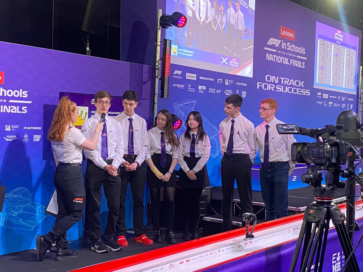 NXP Monarch concluded the <a href="/F1inSchoolsHQ/">STEMRacingHQ</a> National finals with a nomination in the "Judges choice" award and the 19th fastest car out of 60 teams! They should be really proud with their 1st National finals performance 👏 🏆🏎💨
#STEM #F1SUK24
<a href="/BoclairAcademy/">Boclair Academy</a> 
<a href="/NXP/">NXP</a> 
@Switchsocial
